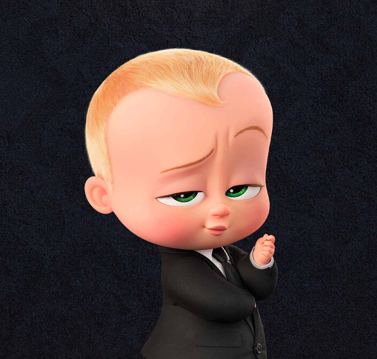 O adorável e carismático Chefinho, personagem principal da franquia de filmes de animação 'O Poderoso Chefinho'.